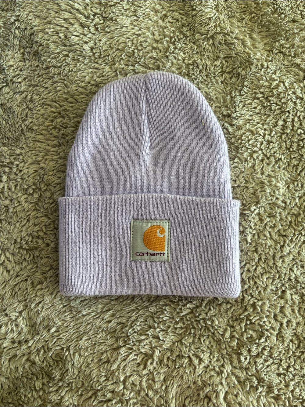 Carhartt Kids Lilac Beanie with Logo Patch